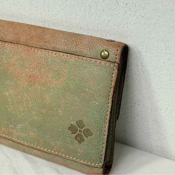 PATRICIA NASH Colli Studded Distressed Wallet